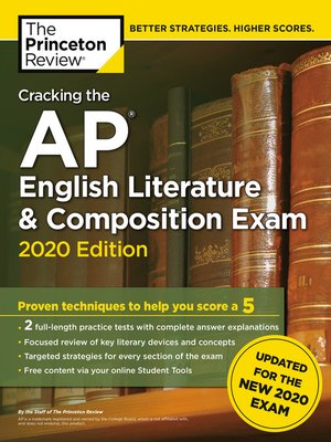 cover image of Cracking the AP English Literature & Composition Exam, 2020 Edition